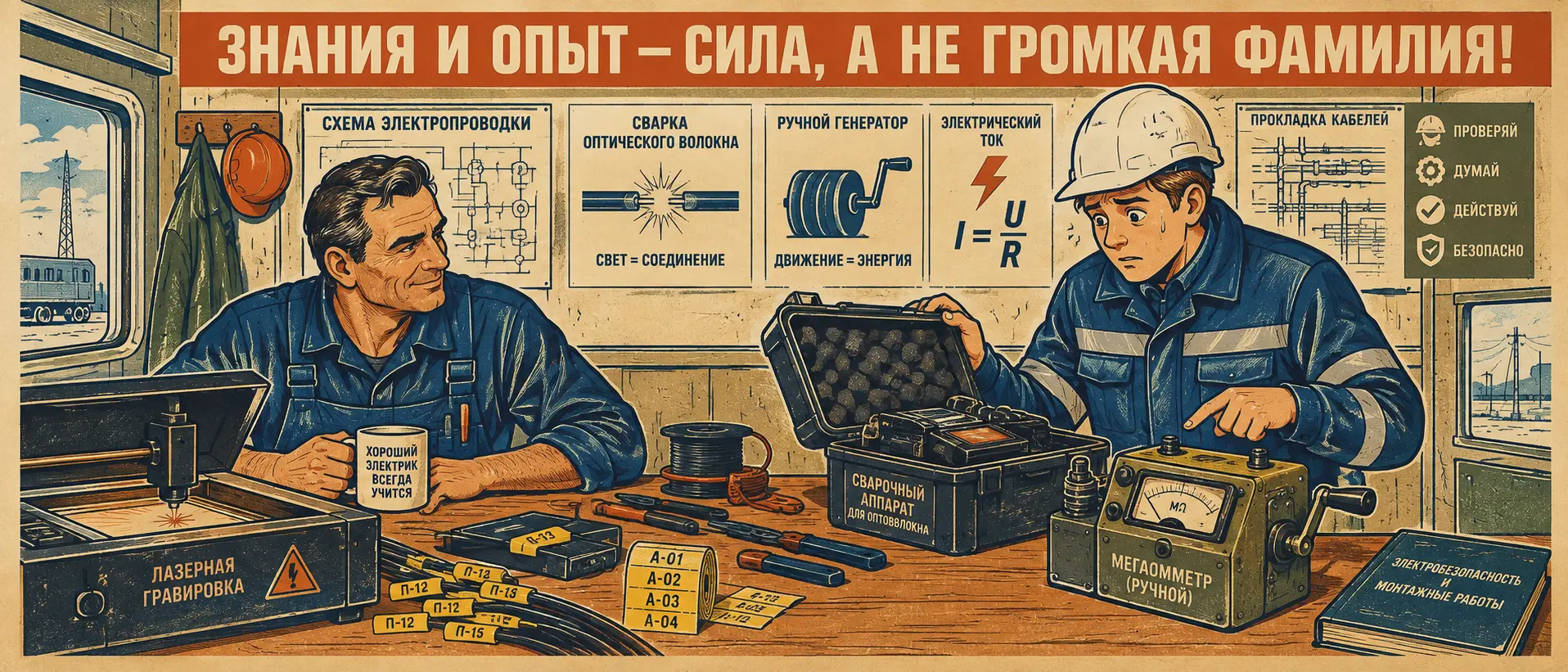 Академики вахтового разлива: как оптику на глаз варили и ток в розетке искали ⚡🔬